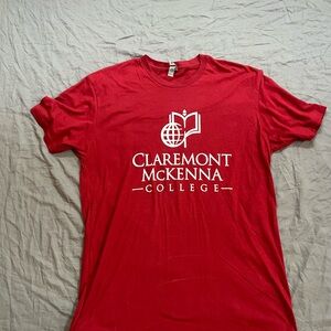 Red Claremont McKenna College T-Shirt